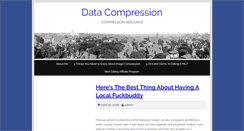 Desktop Screenshot of datacompression.info