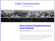 Tablet Screenshot of datacompression.info